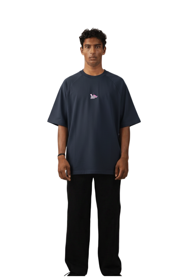 Brickwork Blue Oversized Tee