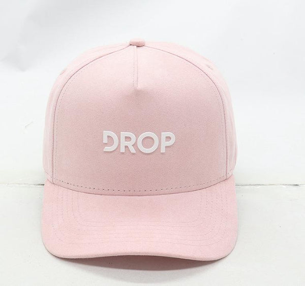 Pink Suede Cap